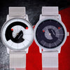 Luxury New Unique Fashion Cool Quartz Wrist Watch Turntable Dial Men